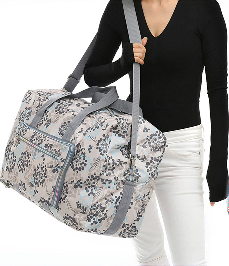 Casual Nylon Floral Shoulder Bag For Women Crossbody Bag Messenger